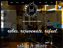 Tablet Screenshot of fuelasalon.com